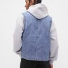 Vesta utilitar din denim grea