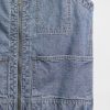 Vesta utilitar din denim grea